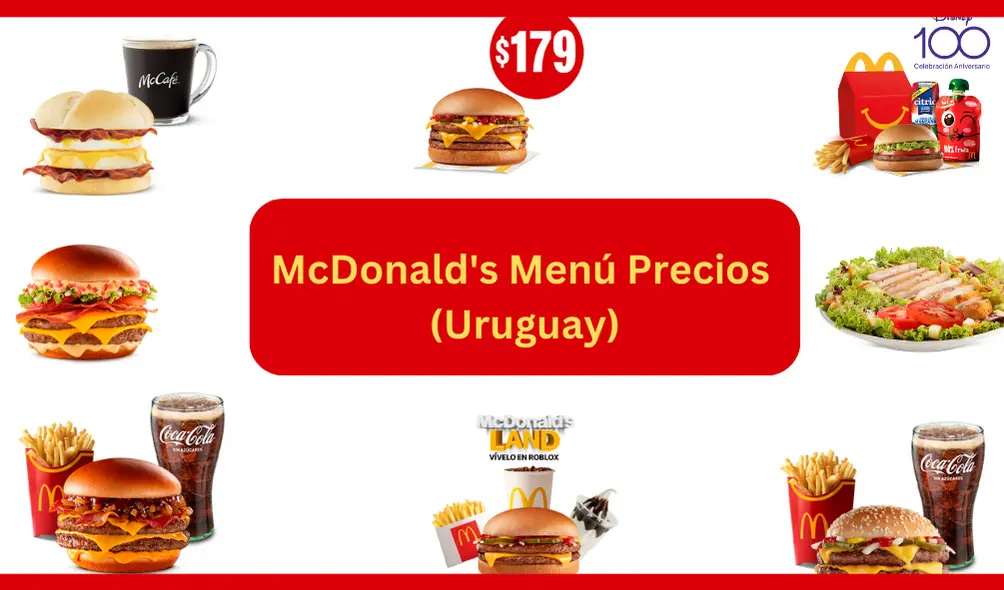 McDonald's Menú Precios (Uruguay)