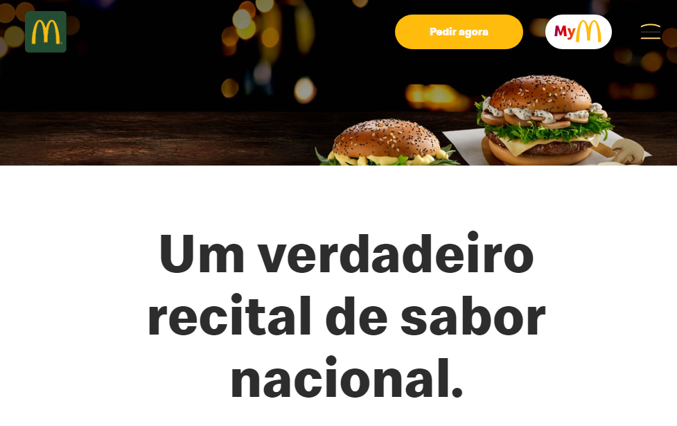 McDonald's Preços do Menu (Portugal)