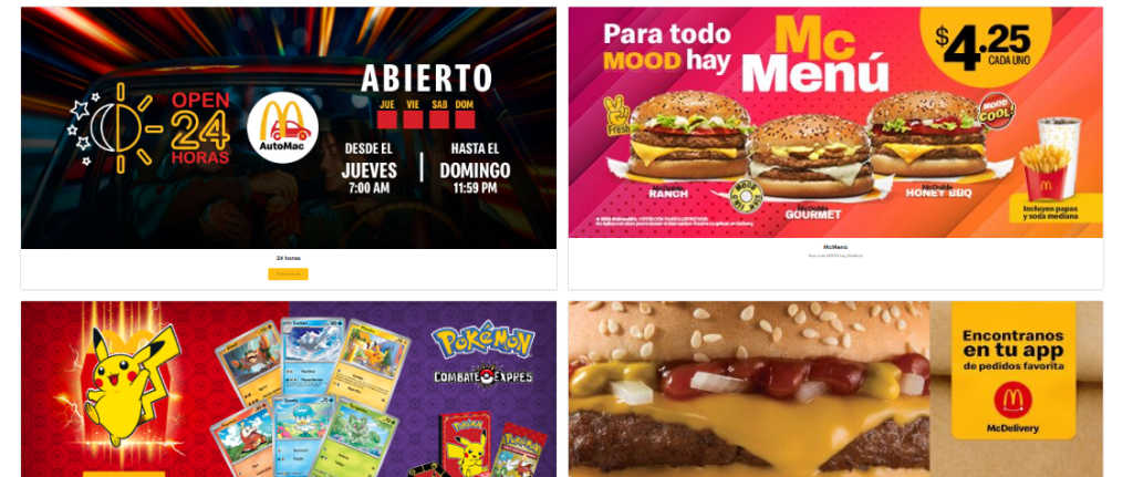 Precios del menú de McDonald's (Panamá) Descripción general