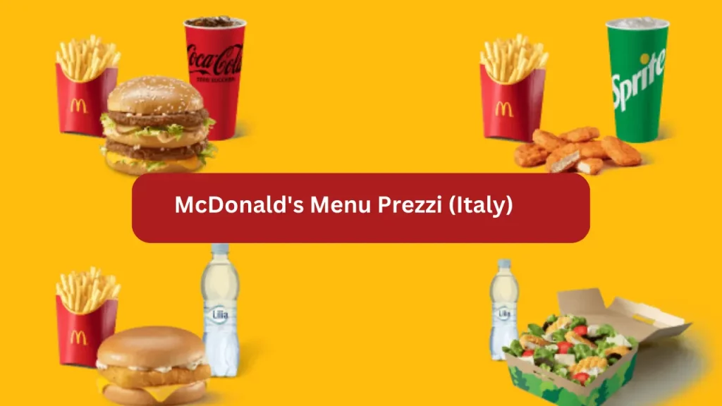 McDonald's Menu Prezzi (Italy)