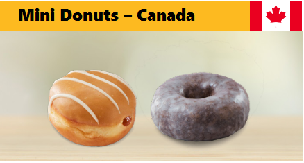 Mini Donuts – Canada 
