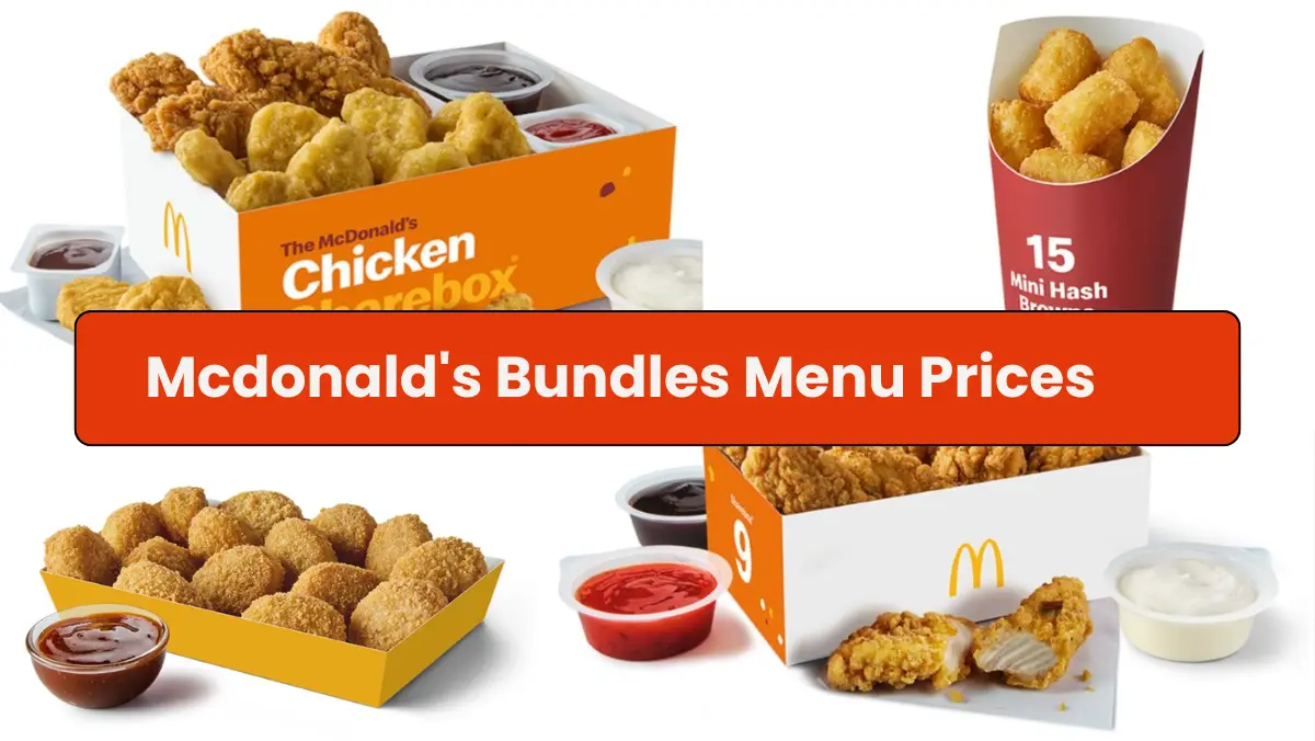 Mcdonald's Bundles Menu Prices